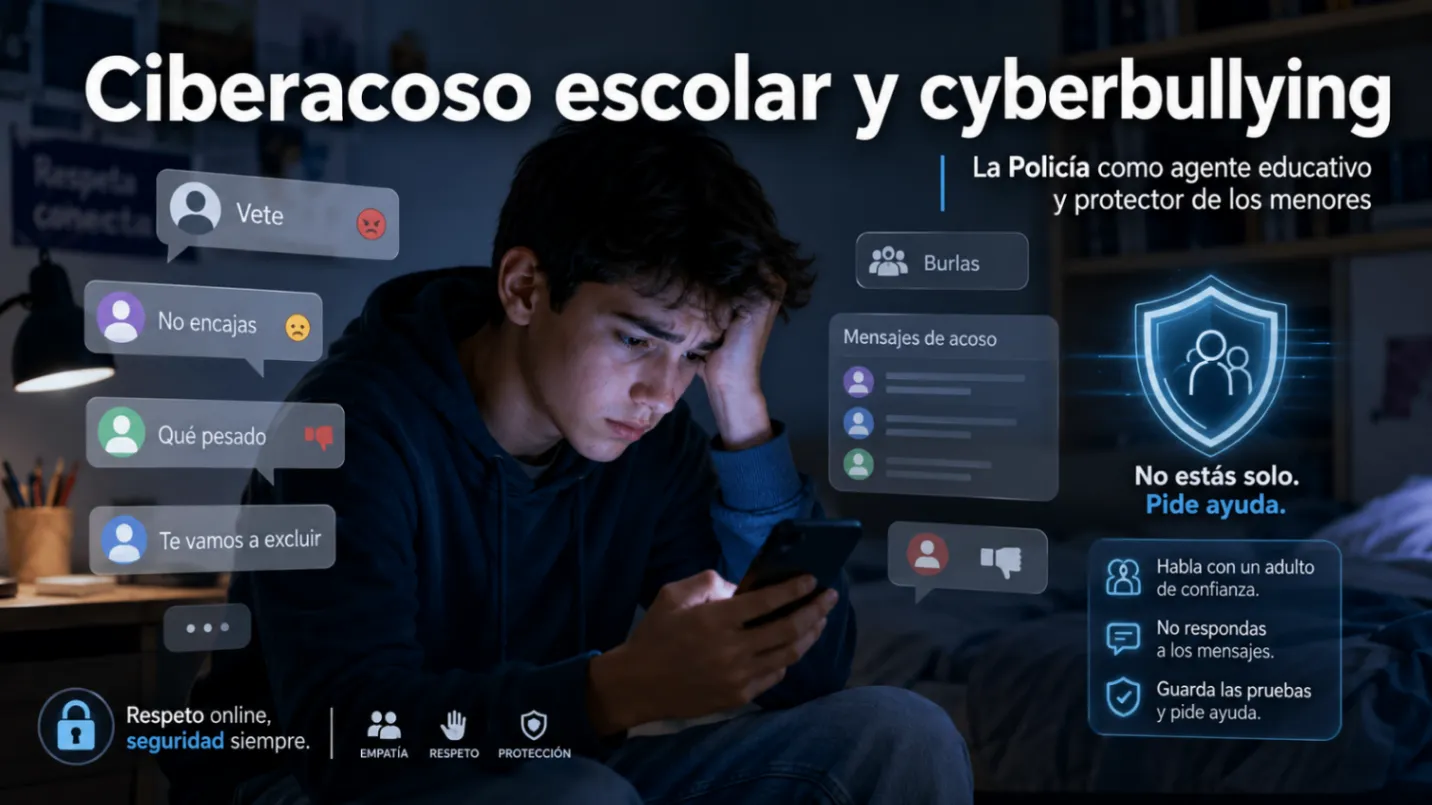 Portada del curso Ciberacoso escolar y cyberbullying: la Policía como agente educativo y protector de los menores